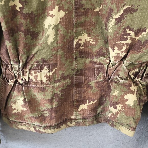 Vintage Italian Army Vegetato Jacket Mens Medium Camo Combat Military EI 2000s - Picture 14 of 15